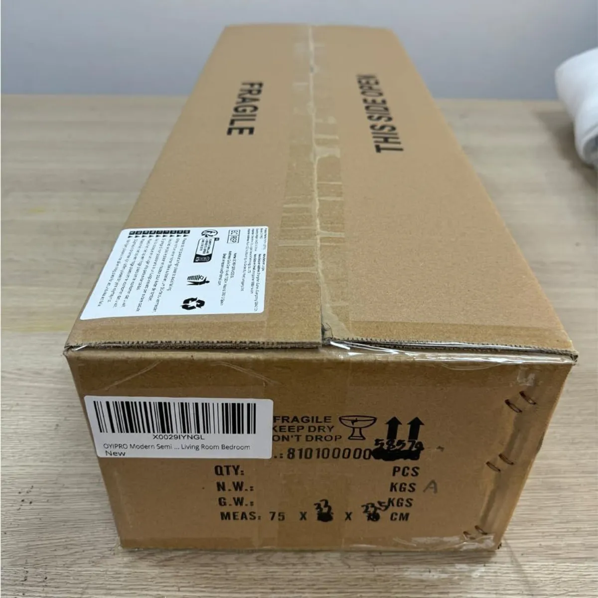 Modern Semi Flush Mount Bathroom Vanity Light - Image 3