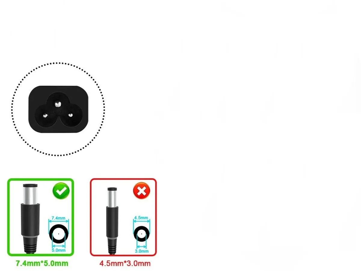 HP Laptop Charger Adapter 65 Watts - Image 3