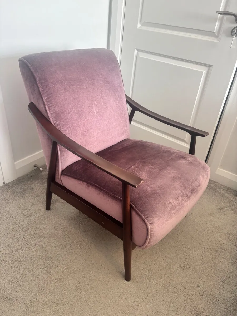 Mid-Century Style Armchair - Image 1