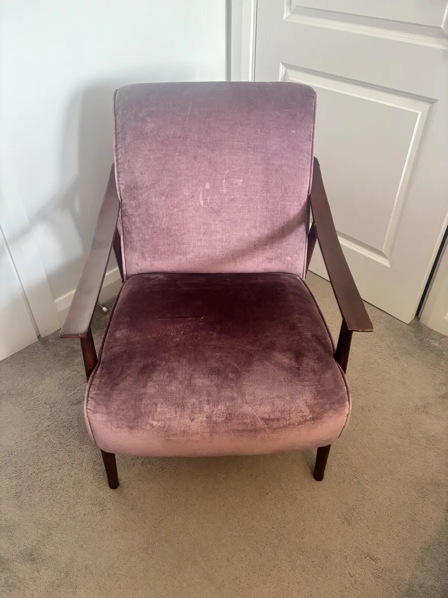 Mid-Century Style Armchair - Image 3