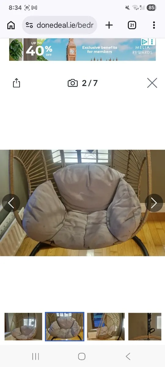 Swinging chair , sturdy, comfortable - Image 2