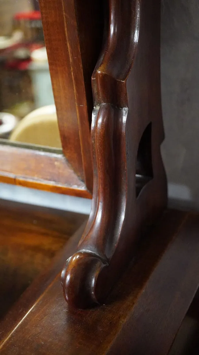 Antique Tabletop Vanity Mirror - Image 4