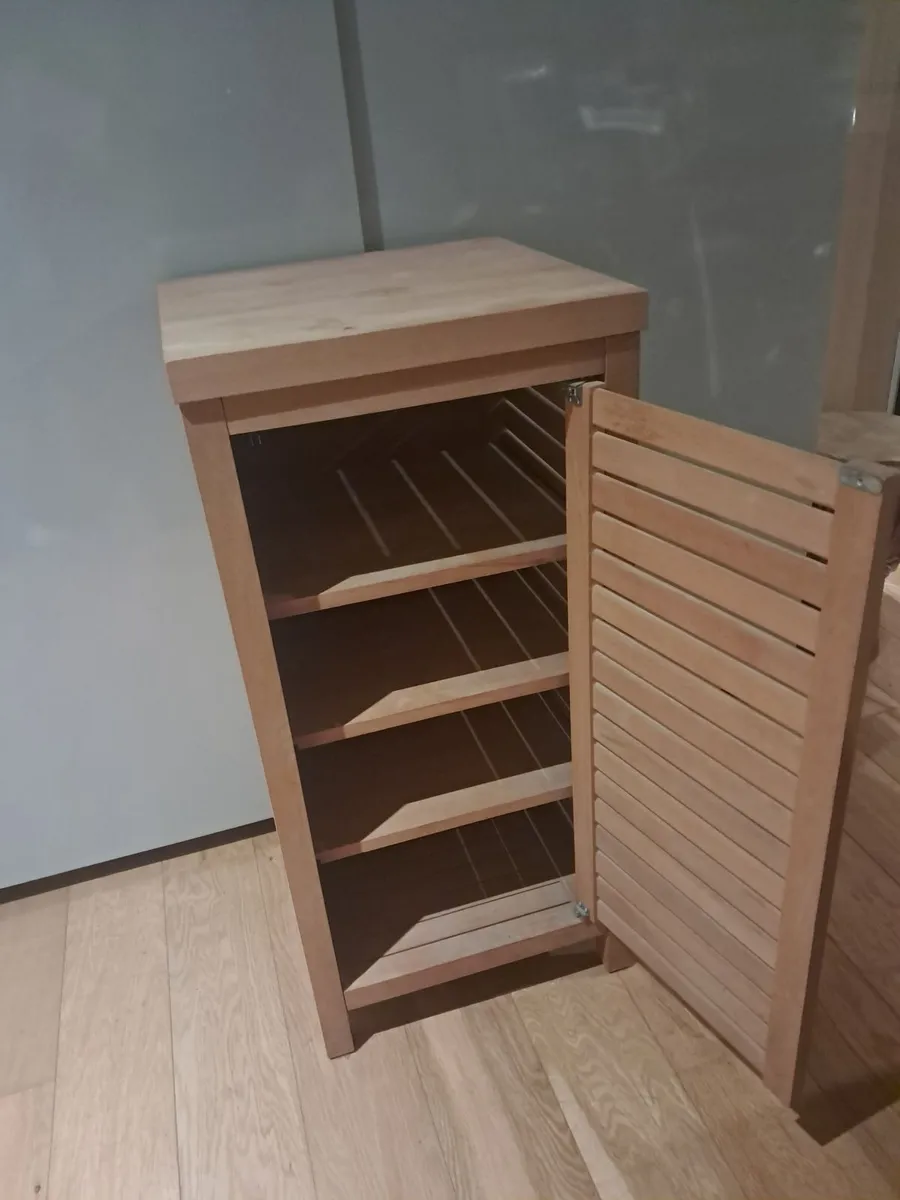 Habitat Solid Oak Bathroom Cabinet - Image 2