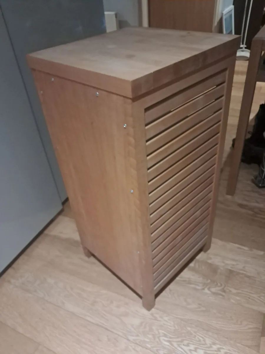 Habitat Solid Oak Bathroom Cabinet - Image 4