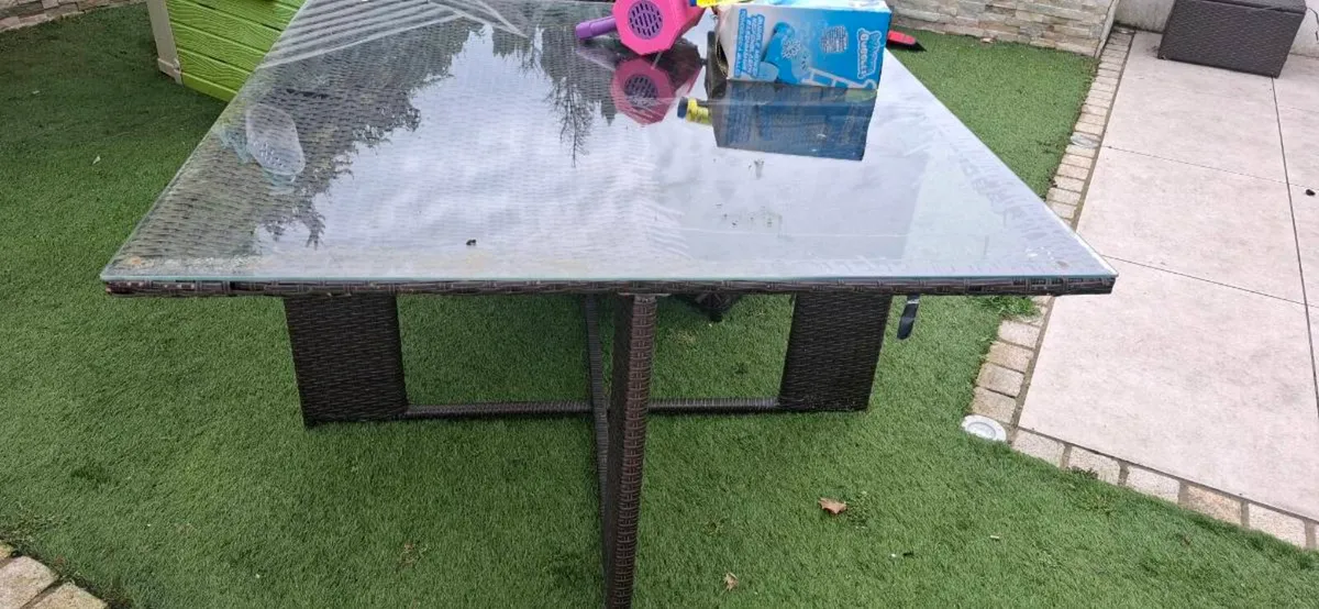 Free table,5 chairs and 2 footstools - Image 3