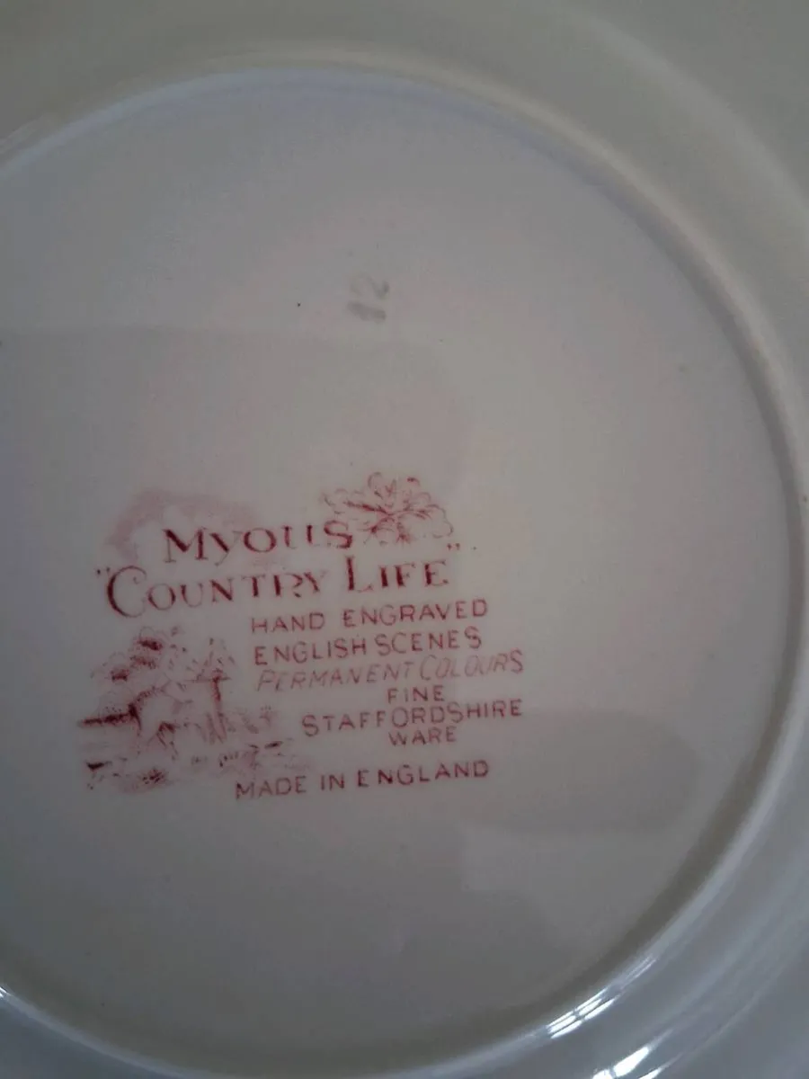 6 Mynott Country Life Plates - Image 3