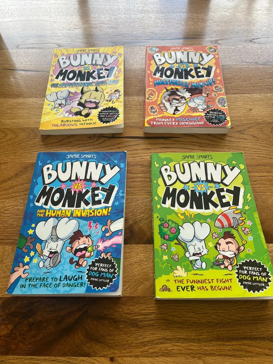 Kids Books - Bunny vs Monkey - Image 2