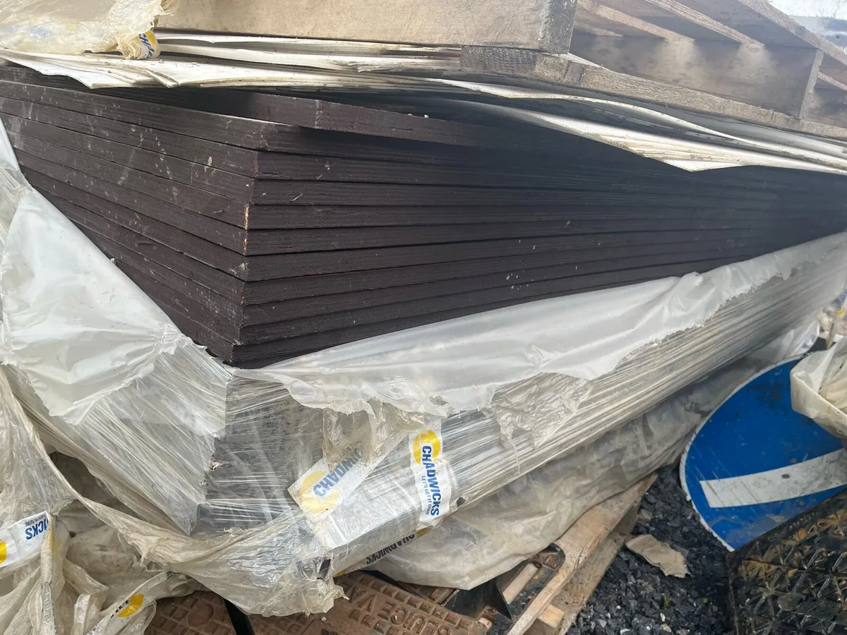 20 sheets shuttering plywood never used - Image 1