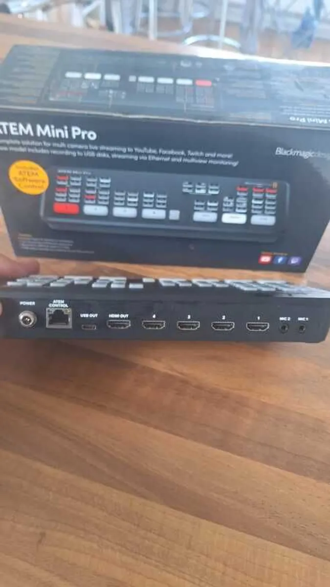 Blackmagic ATEM Mini Pro Live Switcher  Streaming Studio - Image 2