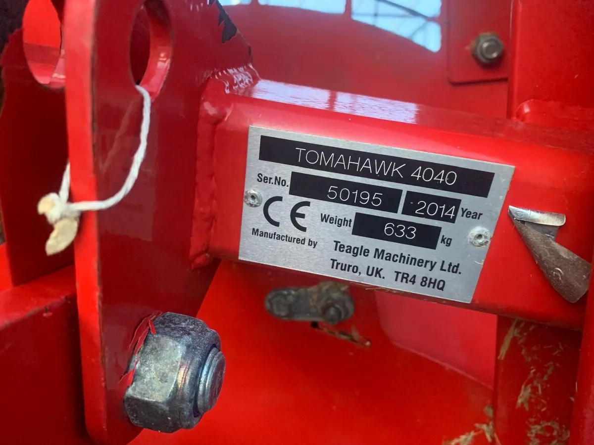 TEAGLE TOMAHAWK 4040 SILAGE/STRAW CHOPPER - Image 2