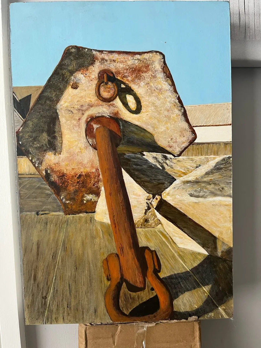 Painting of Anchor Kilmore Quay - Image 1