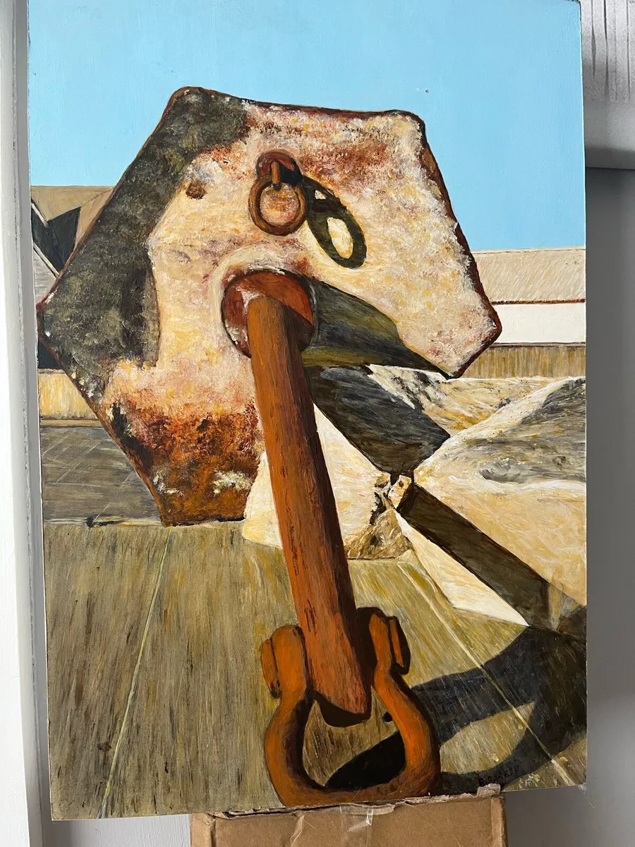 Painting of Anchor Kilmore Quay - Image 2