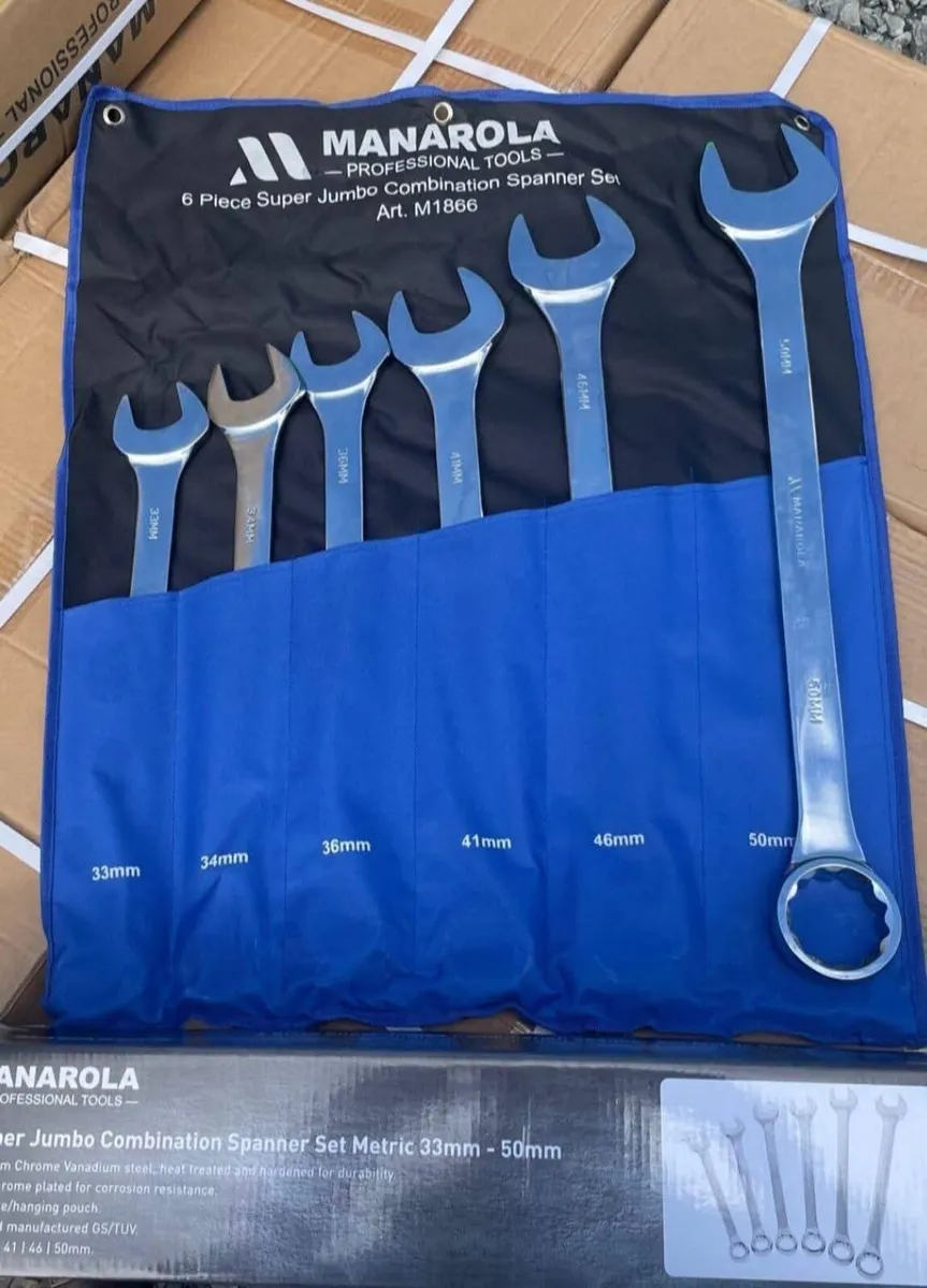 6-Piece Super Jumbo Spanner Set