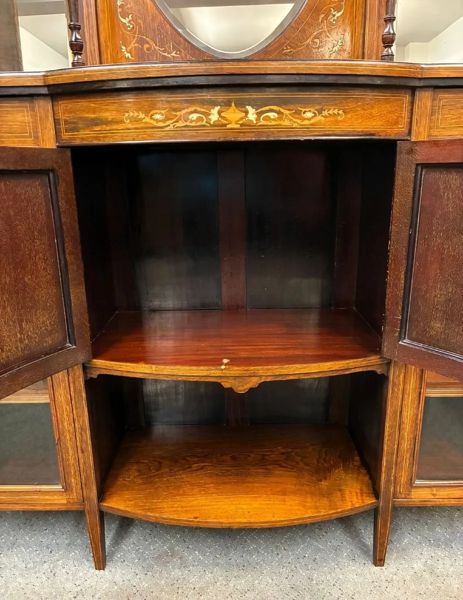 VICTORIAN ROSEWOOD CHIFFIONIER - Image 4