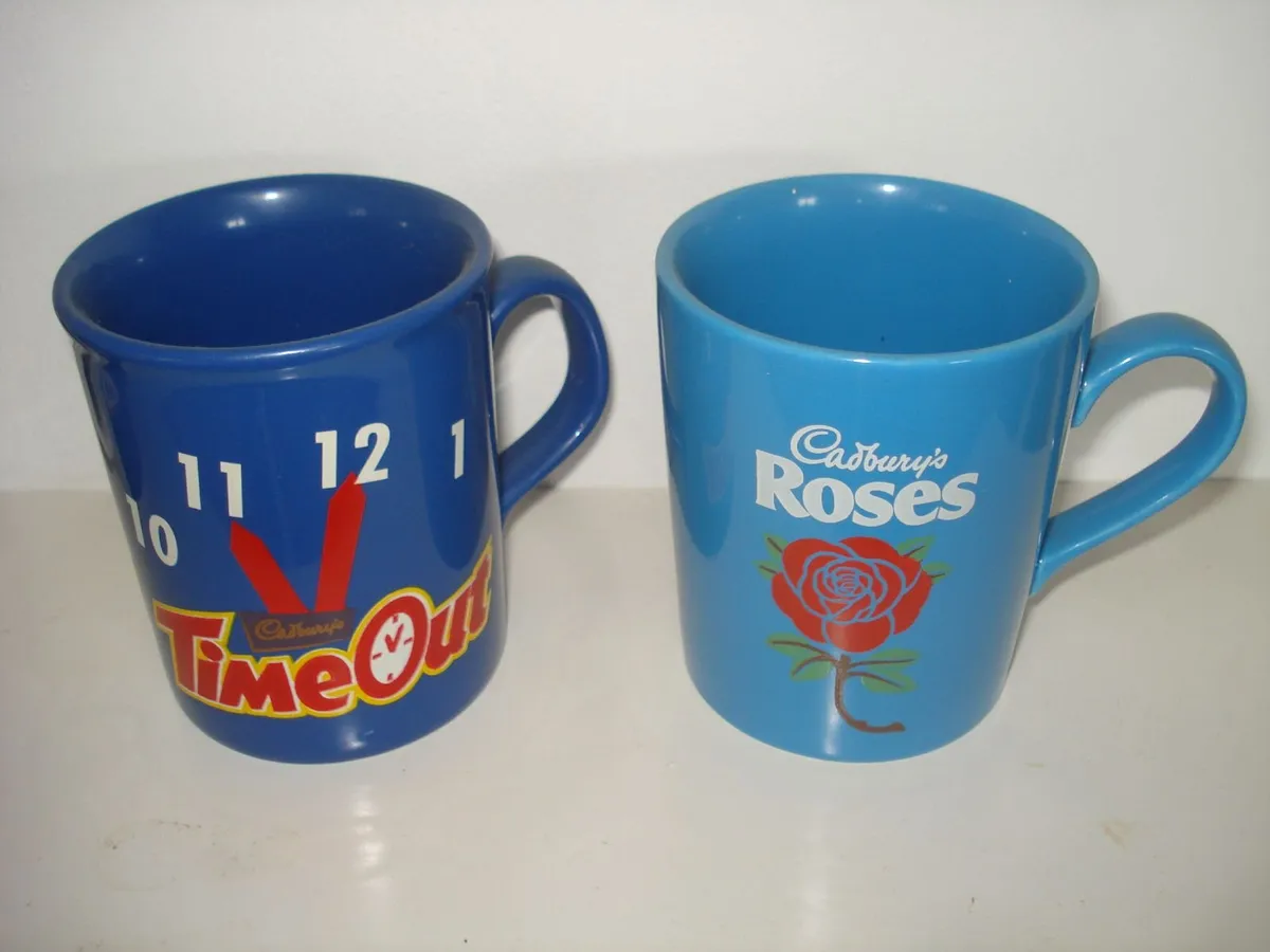 6 VINTAGE CADBURY STANDARD SIZE MUGS/CUPS. - Image 2