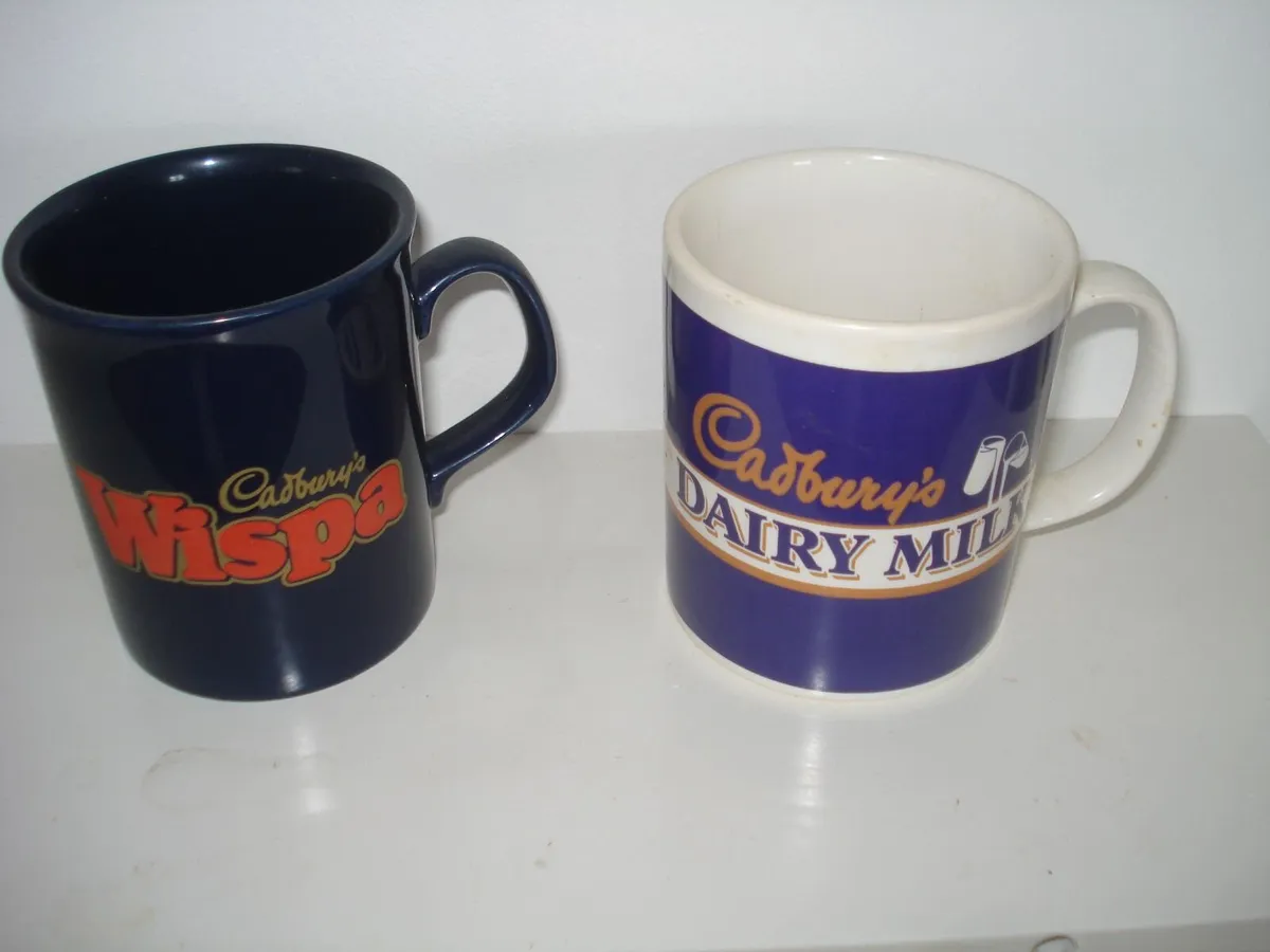 6 VINTAGE CADBURY STANDARD SIZE MUGS/CUPS. - Image 3
