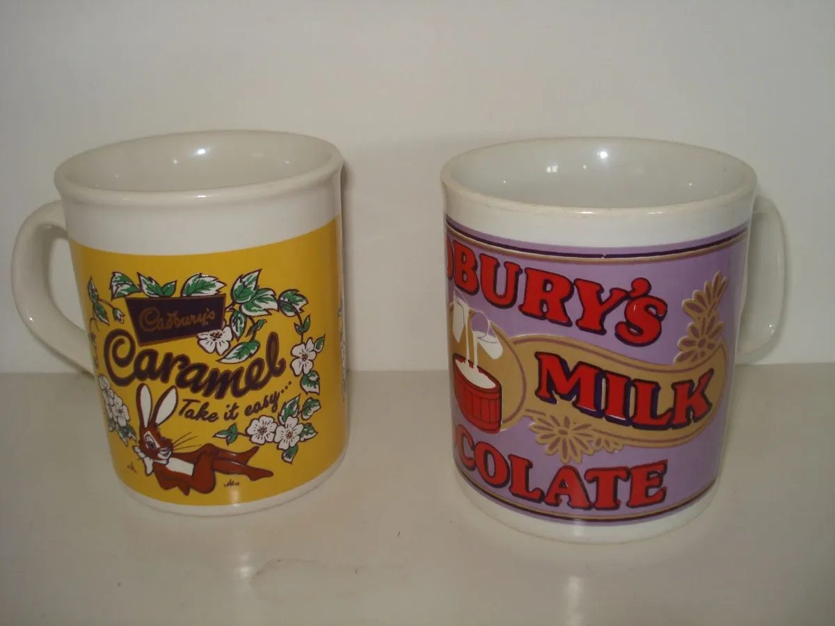 6 VINTAGE CADBURY STANDARD SIZE MUGS/CUPS. - Image 4
