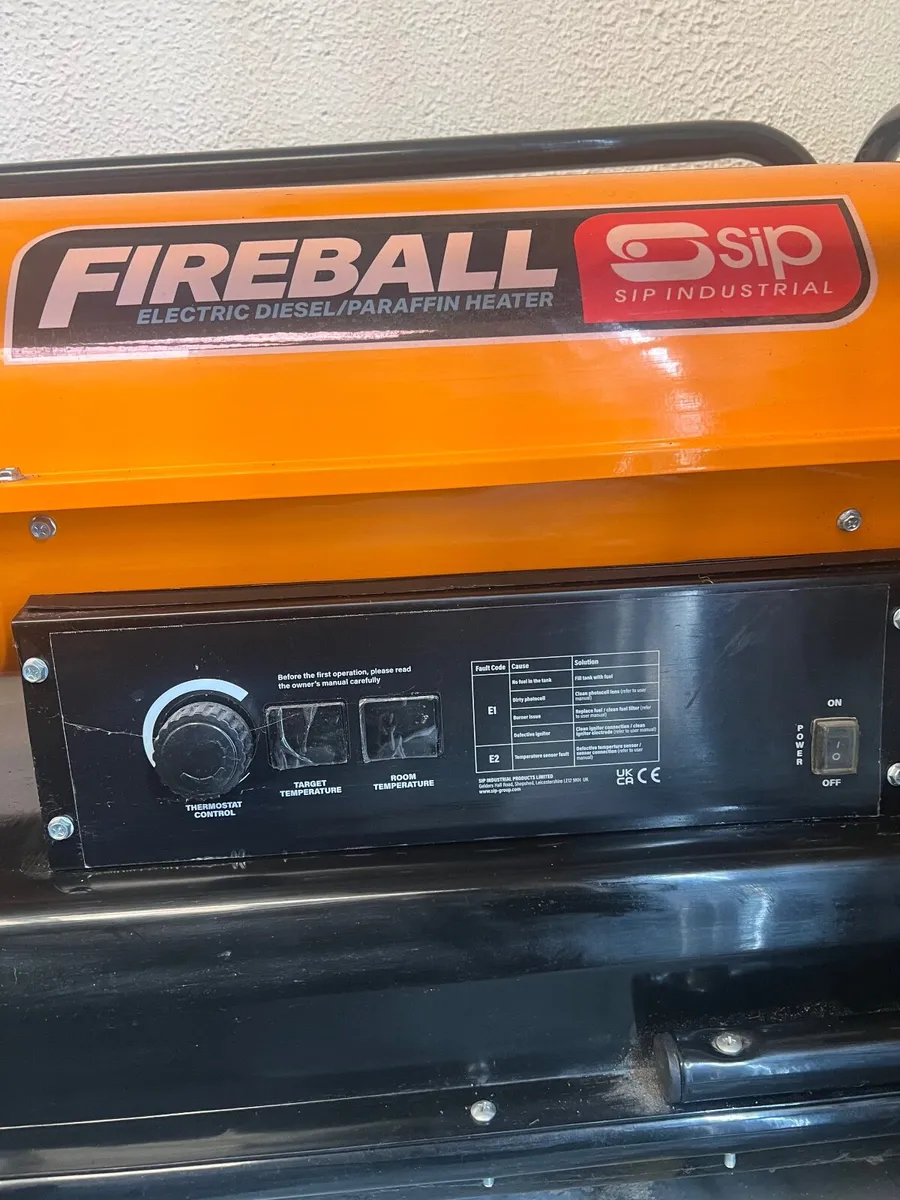 SIP Fireball Industrial Diesel Heater – Like New - Image 3