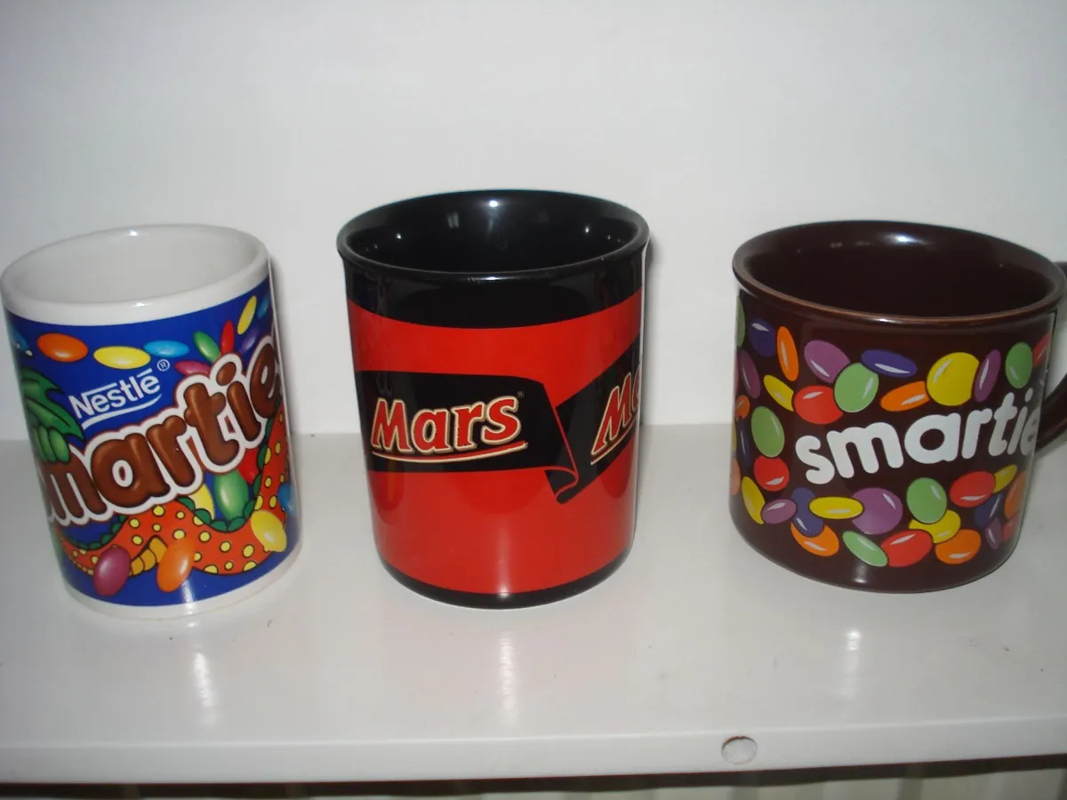 4 COLLECTOR MARS SMARTIES & M&Ms CUPS - Image 2