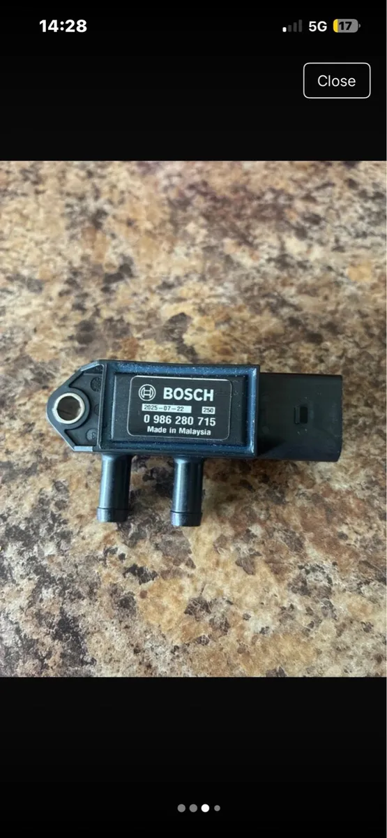 Bosch exhaust pressure sensor vw group - Image 1