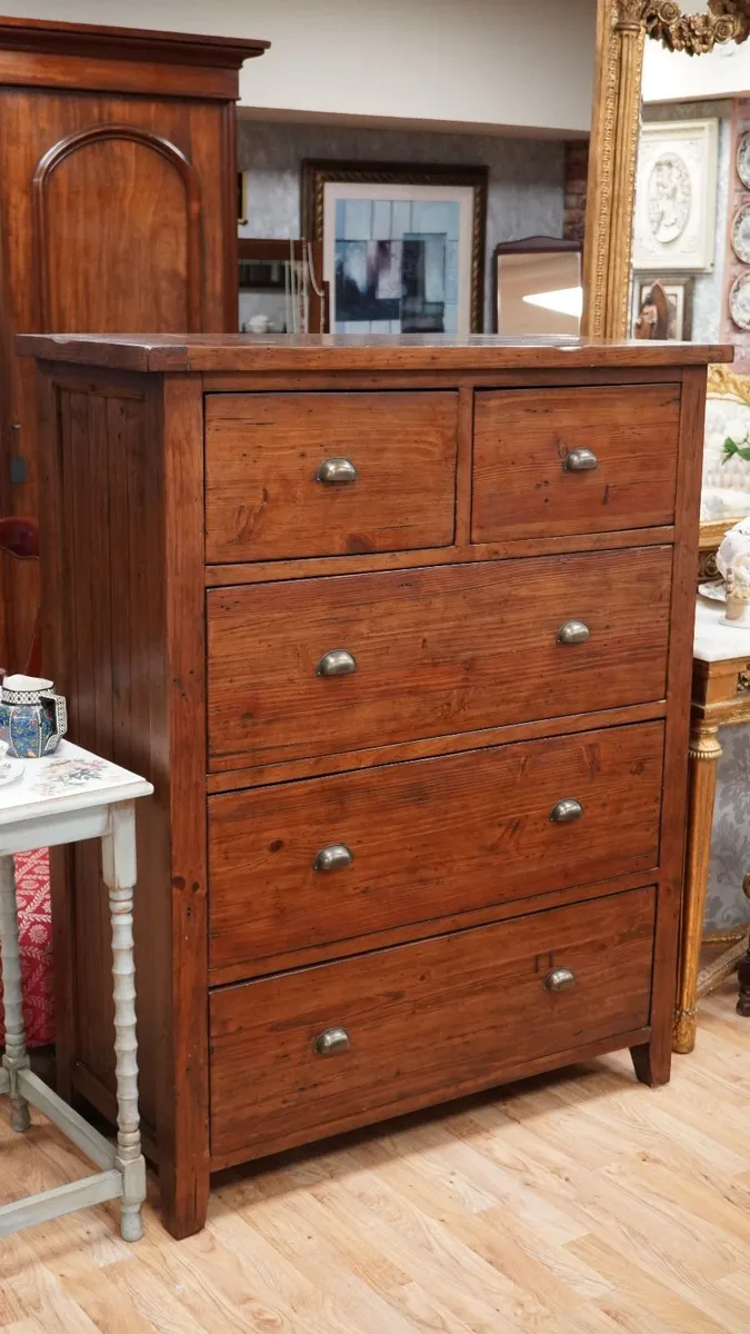 Irish Coast Reclaimed Wood Chest of Drawers - Image 2