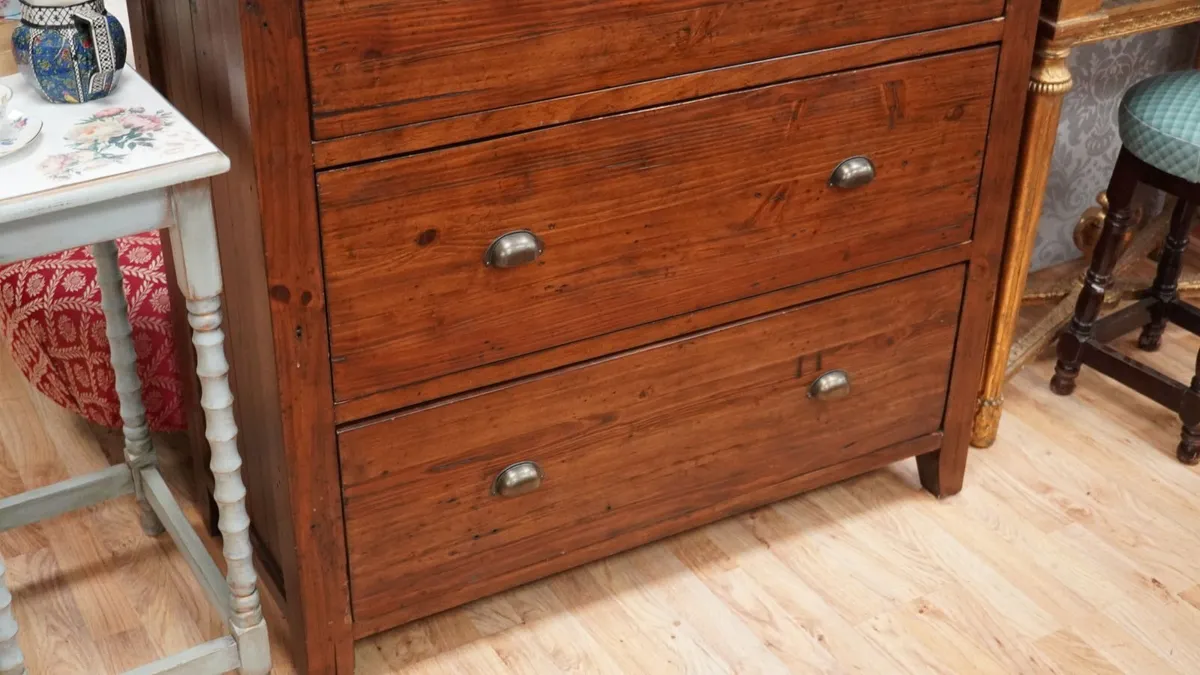 Irish Coast Reclaimed Wood Chest of Drawers - Image 4