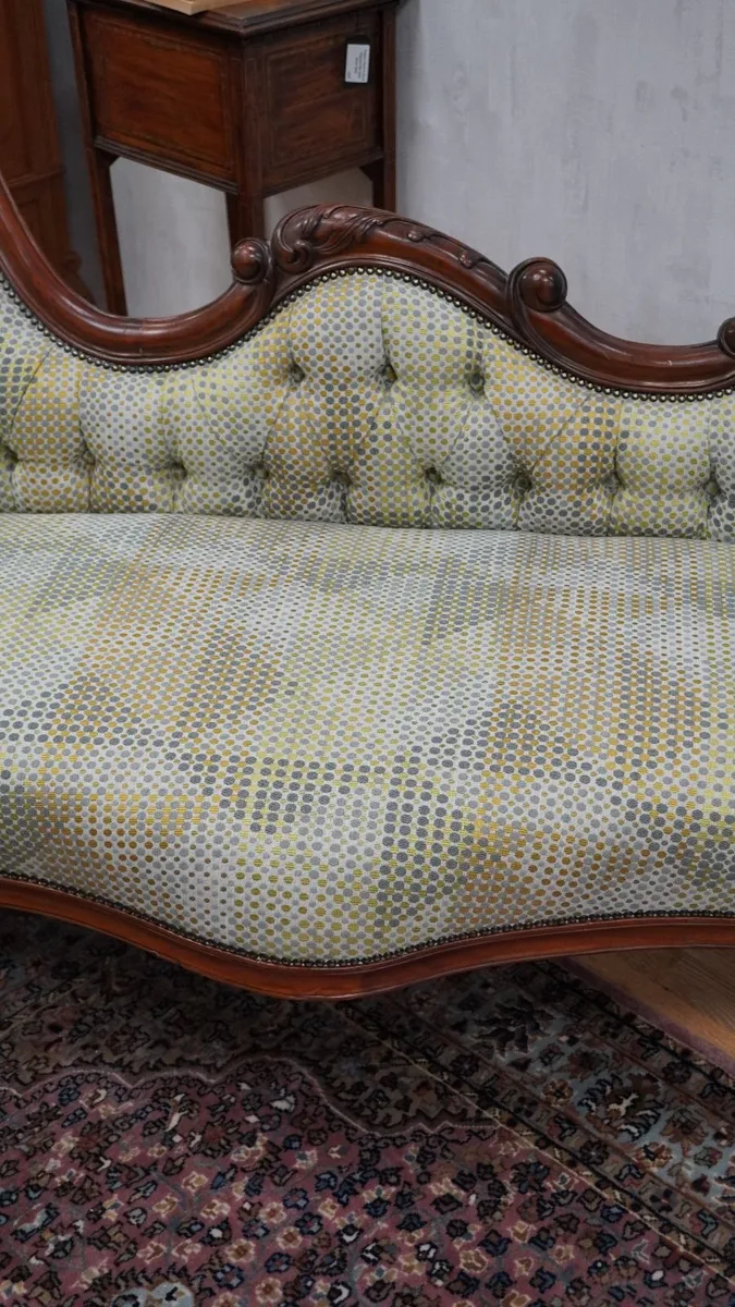 Victorian Style Chaise Longue - Image 4