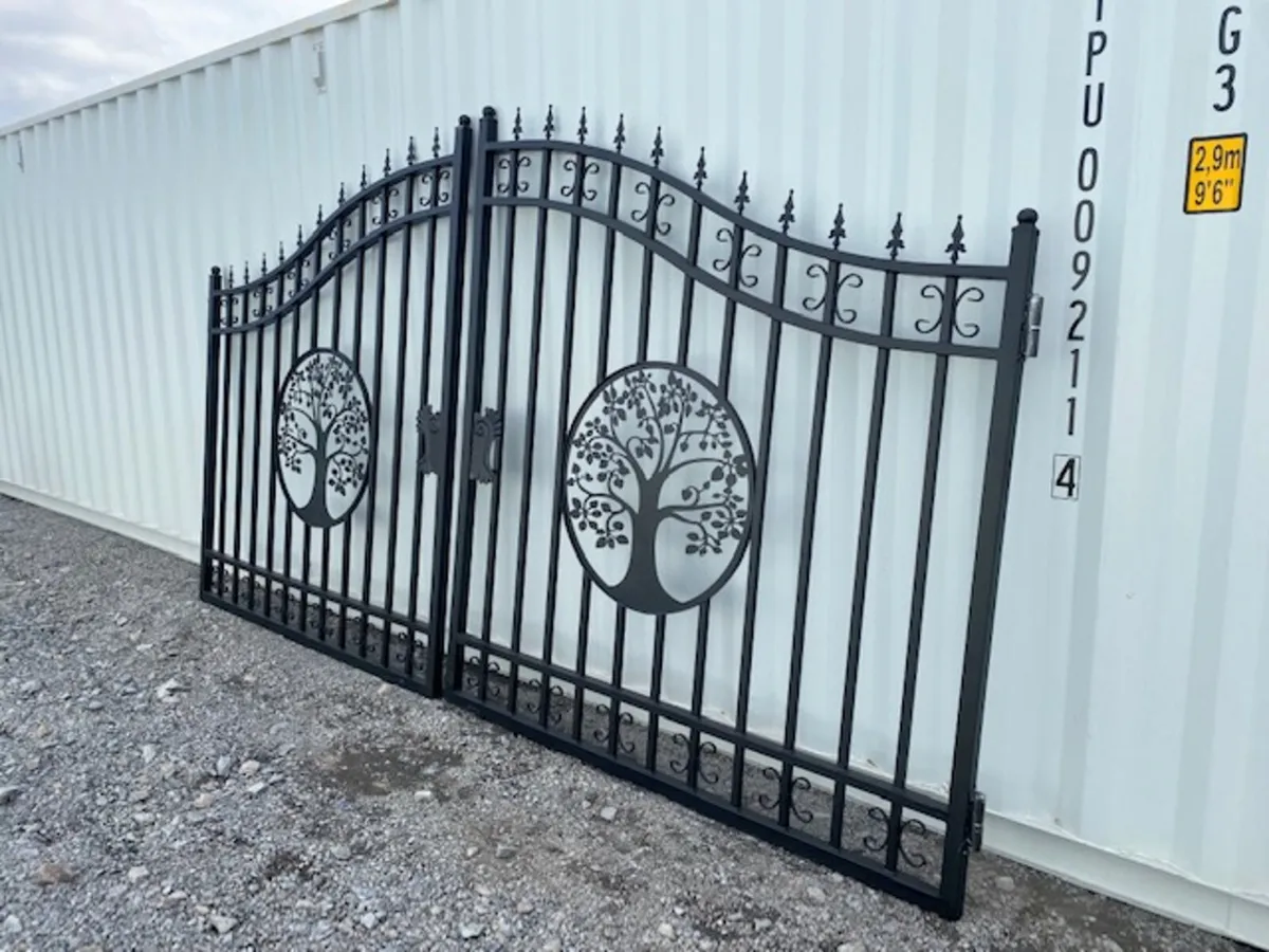 New 14ft Bi-Parting Iron Gates **Online Auction** - Image 4