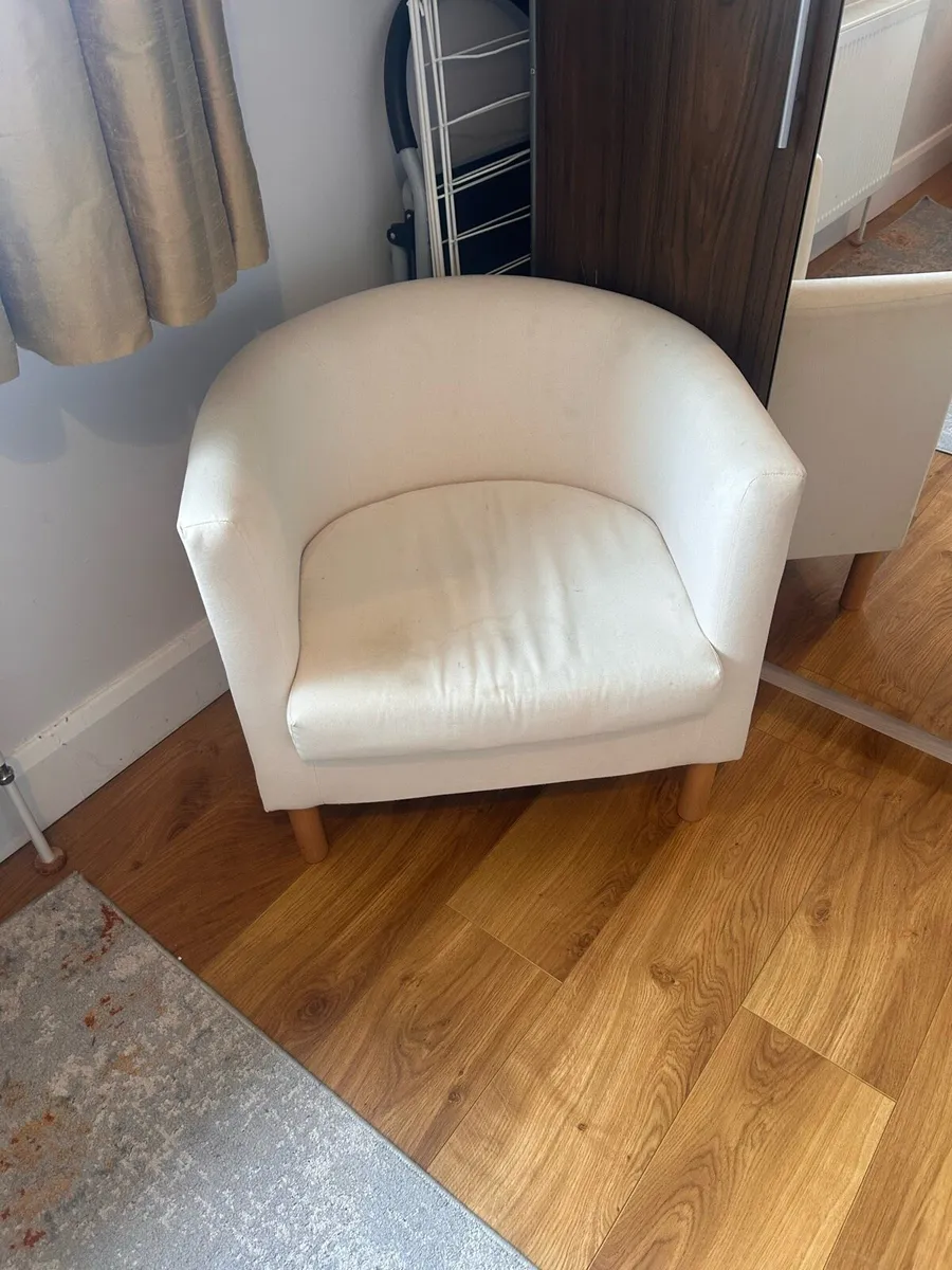 Tub Chair cream colour - Image 1