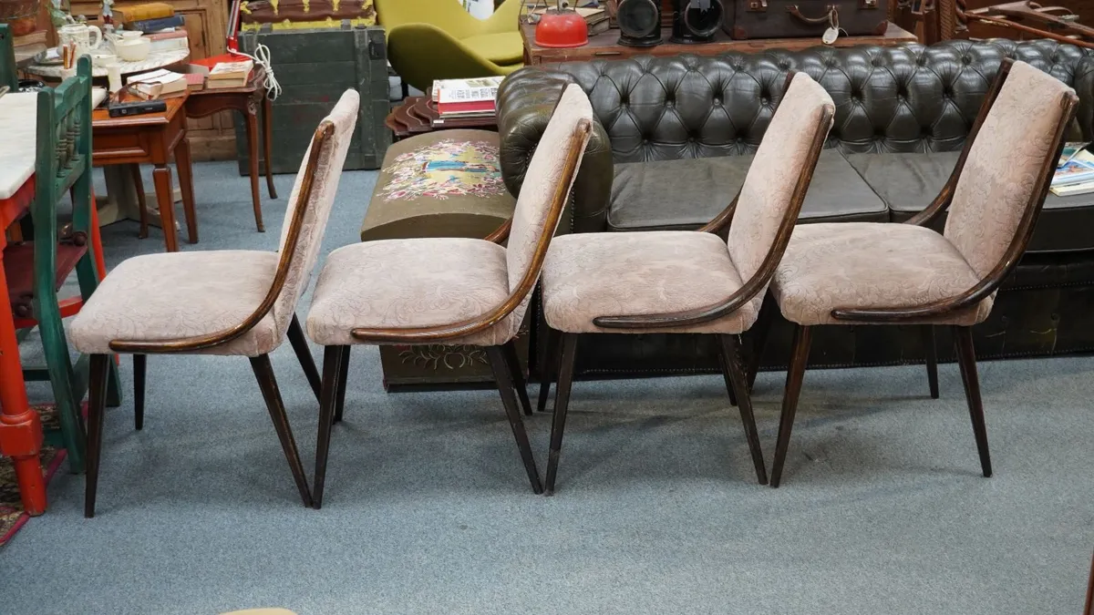Set of 4 Mid-Century Modern Dining Chairs - Image 2