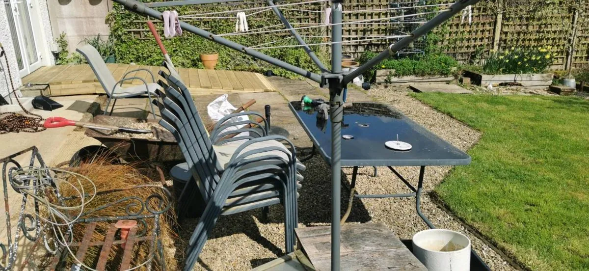 Garden Table & 6 Chairs - Image 1