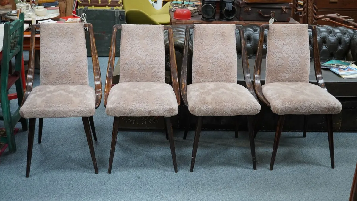 Set of 4 Mid-Century Modern Dining Chairs - Image 1