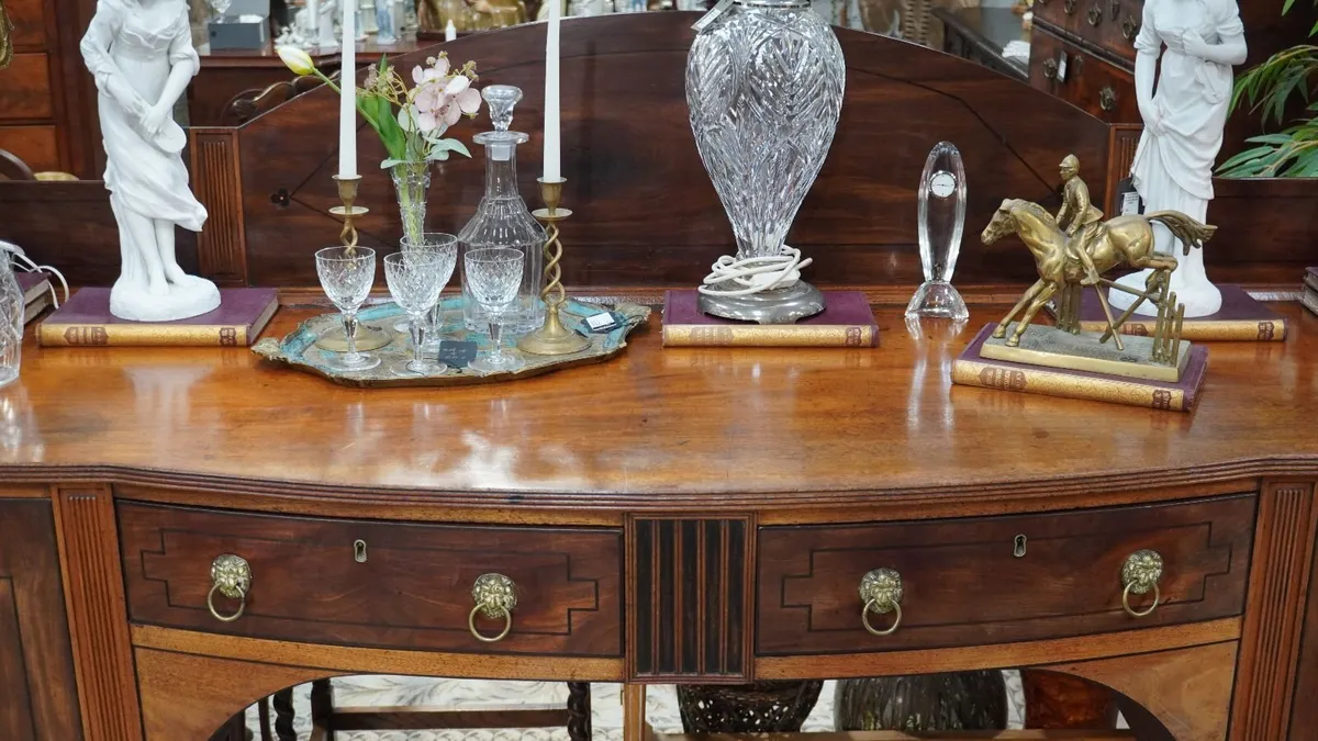 Antique Georgian Sideboard - Image 4