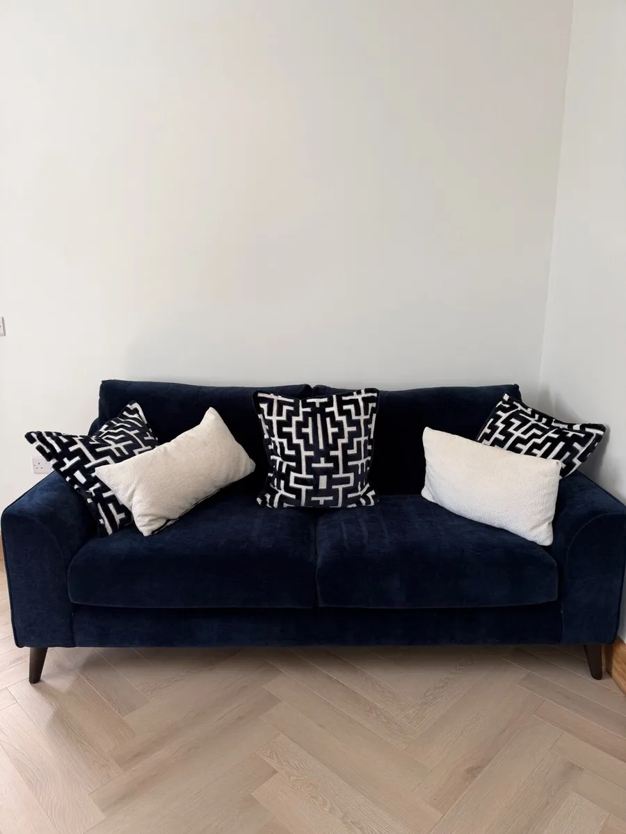 Sofa, Footstool and Love Chair - Image 1