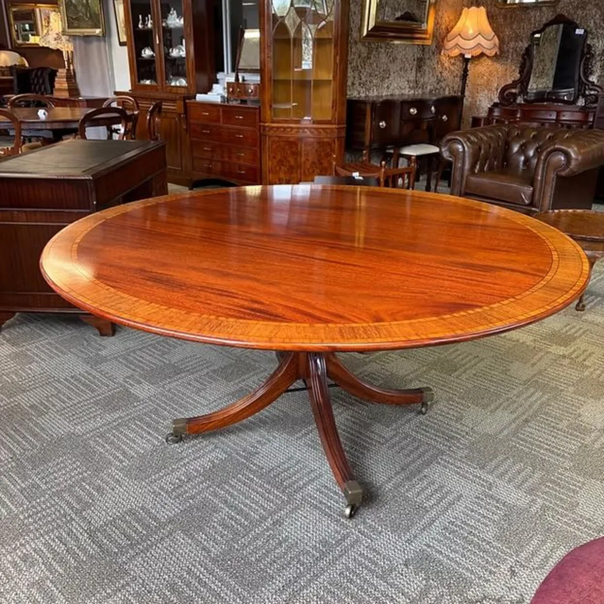 William Tillman, regency round tilt top dining tab