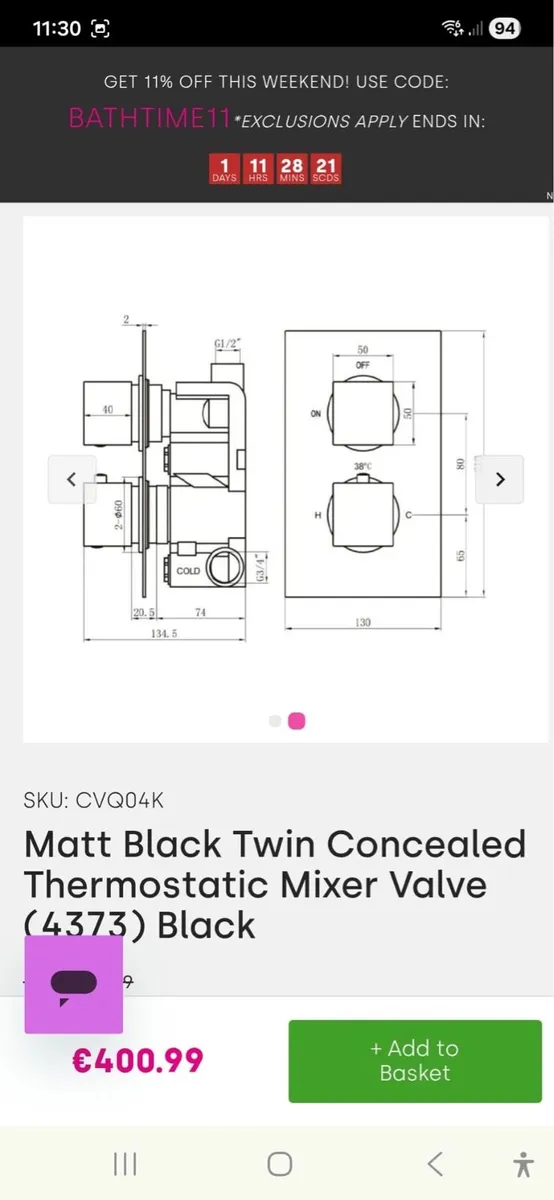 Thermostatic shower mixer - Image 4
