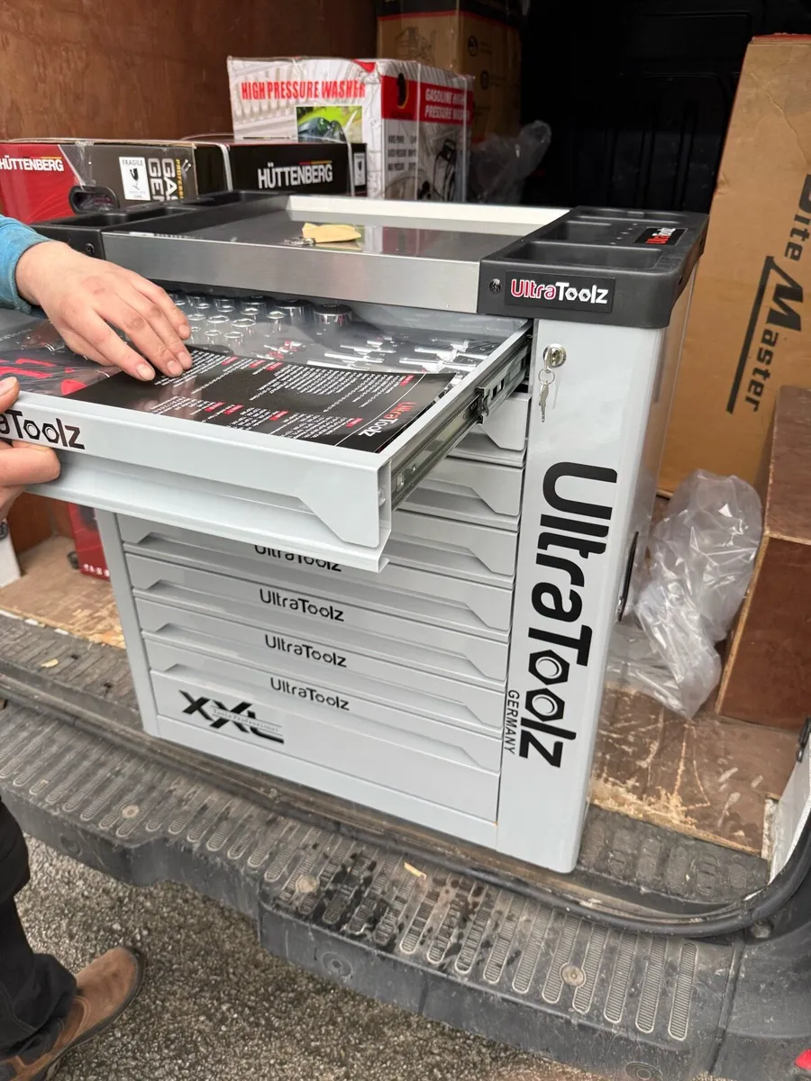 NEW 8DRAWER TOOL CHEST FULL OF TOOLS - Image 1