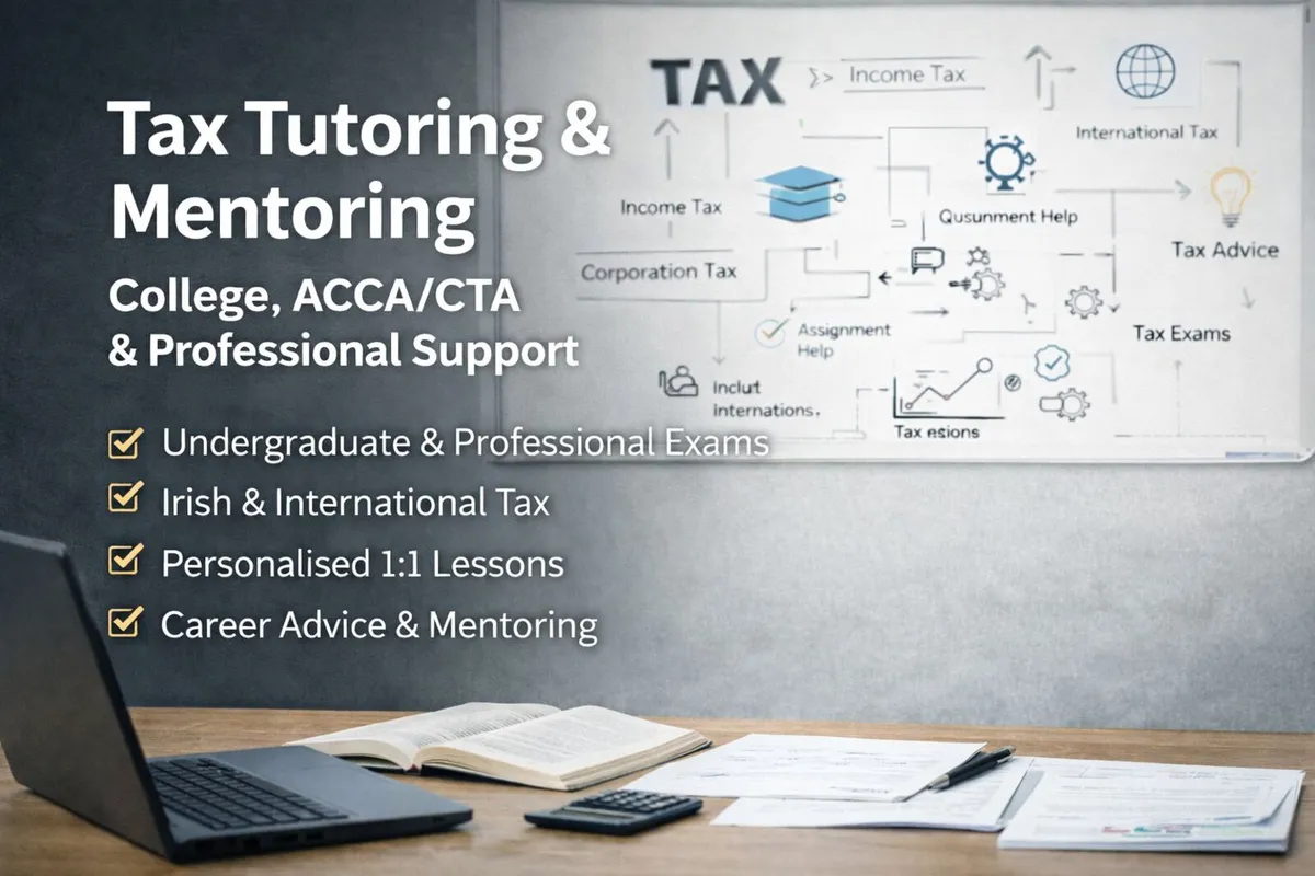 Tax Tutoring & Mentoring - College / Prof exams