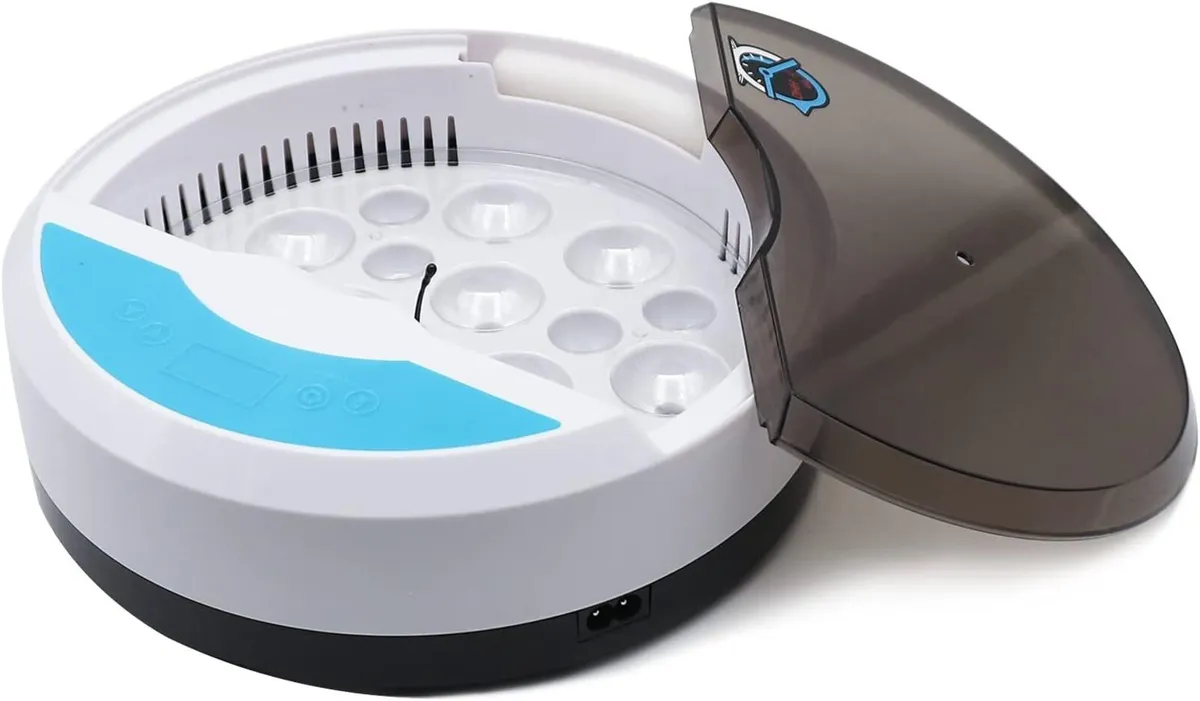 9 Eggs + 4  Birds Automatic Egg Incubator - Image 2