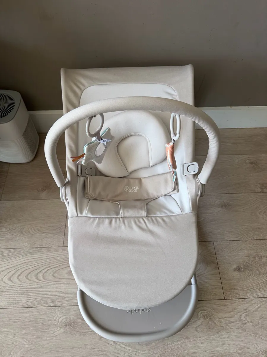 Mamas & Papas Tempo 3-in-1 Rocker/Bouncer - Blush - Image 1