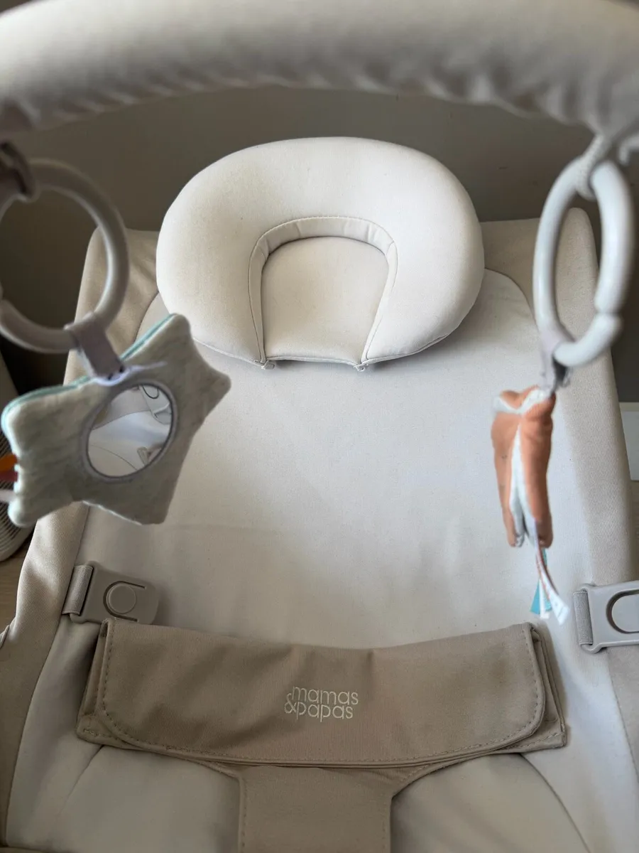 Mamas & Papas Tempo 3-in-1 Rocker/Bouncer - Blush - Image 3