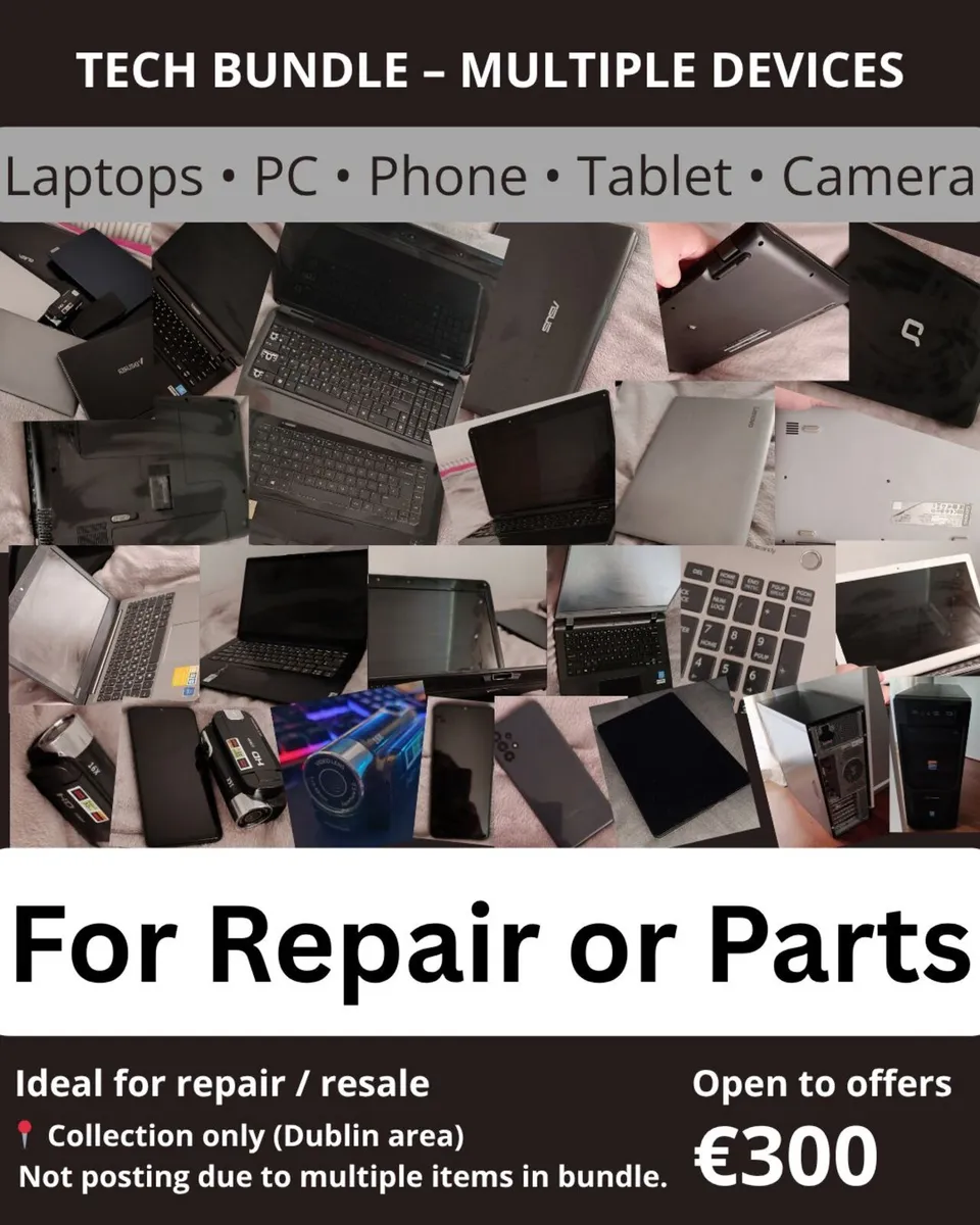 Tech bundle- for repair - Image 1