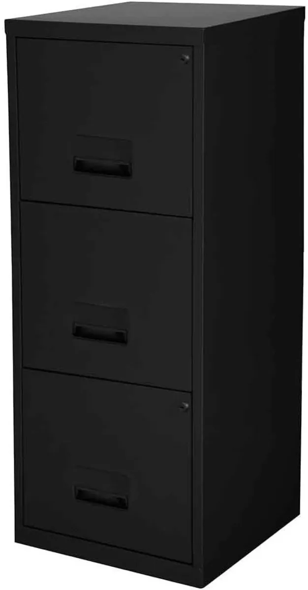 - Folder forniture 3 Drawers Black - Image 3