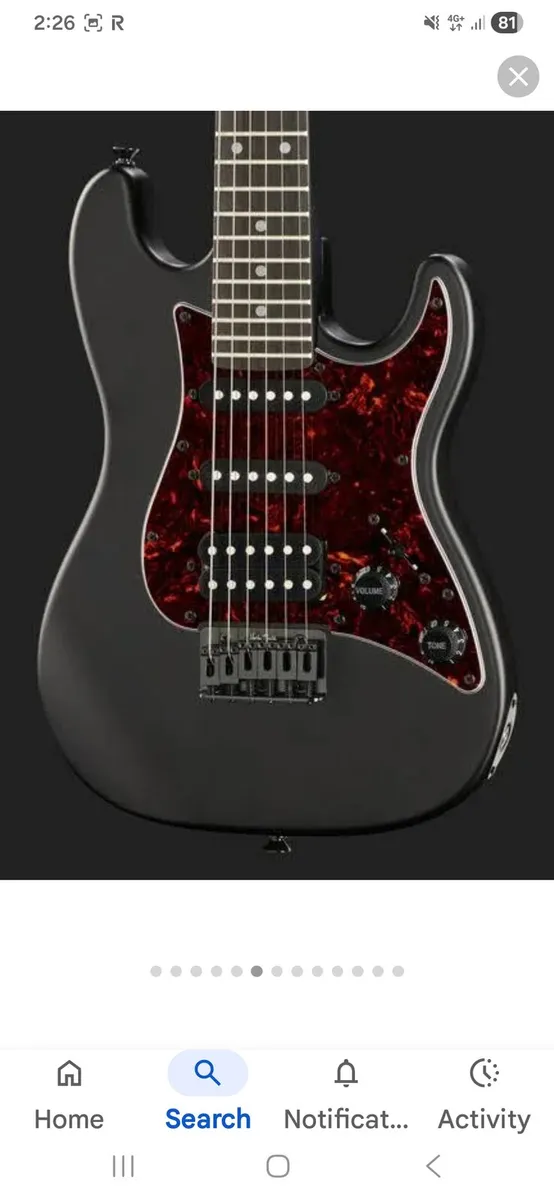 Harley Benton Junior Guitar and accessories - Image 1