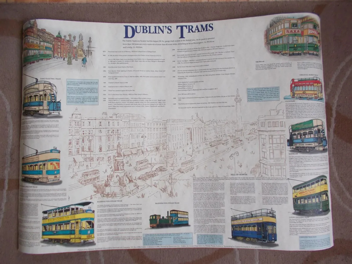 Dublin Trams Poster & Howth Tram DVD - Image 1