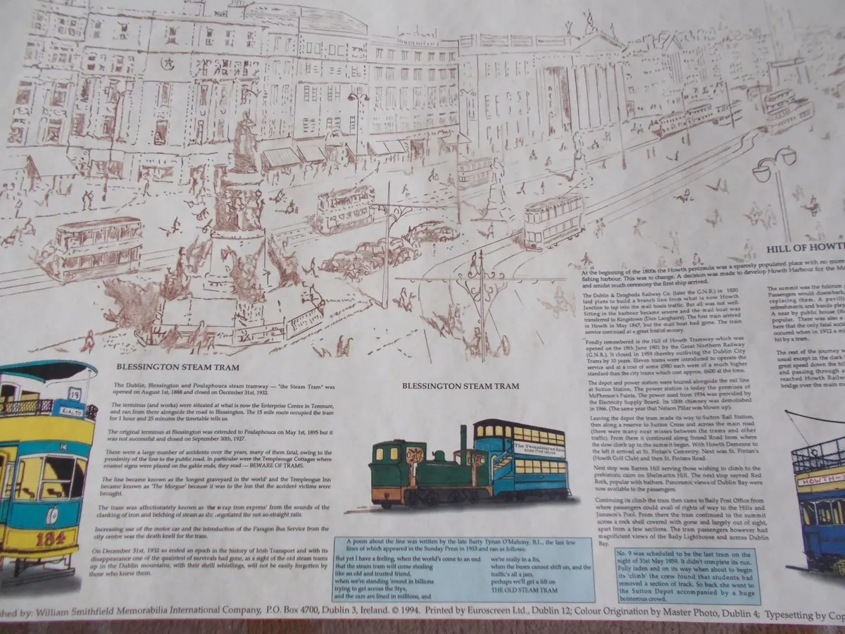 Dublin Trams Poster & Howth Tram DVD - Image 2