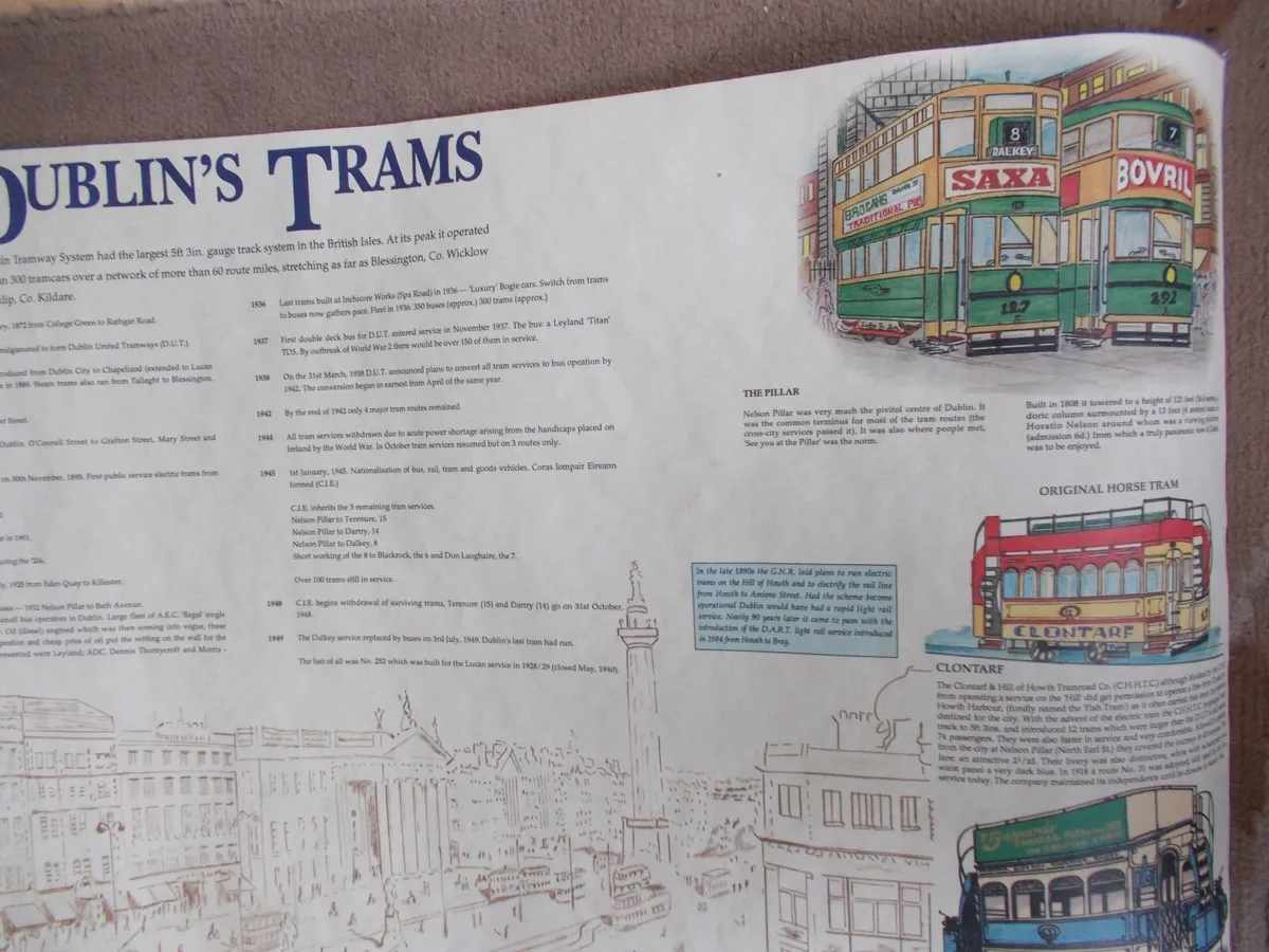 Dublin Trams Poster & Howth Tram DVD - Image 3