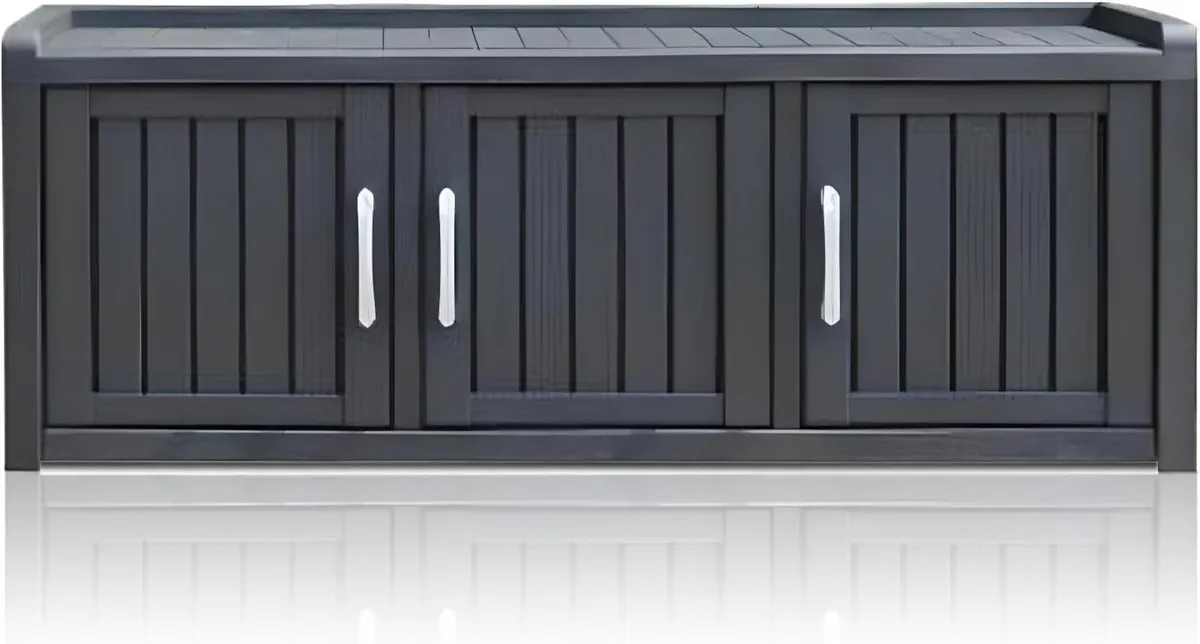 Large Outdoor Storage Box with Lockable Lid – - Image 1