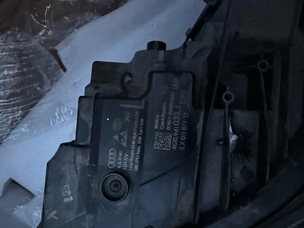 2016 Audi A6 left front headlight - Image 2