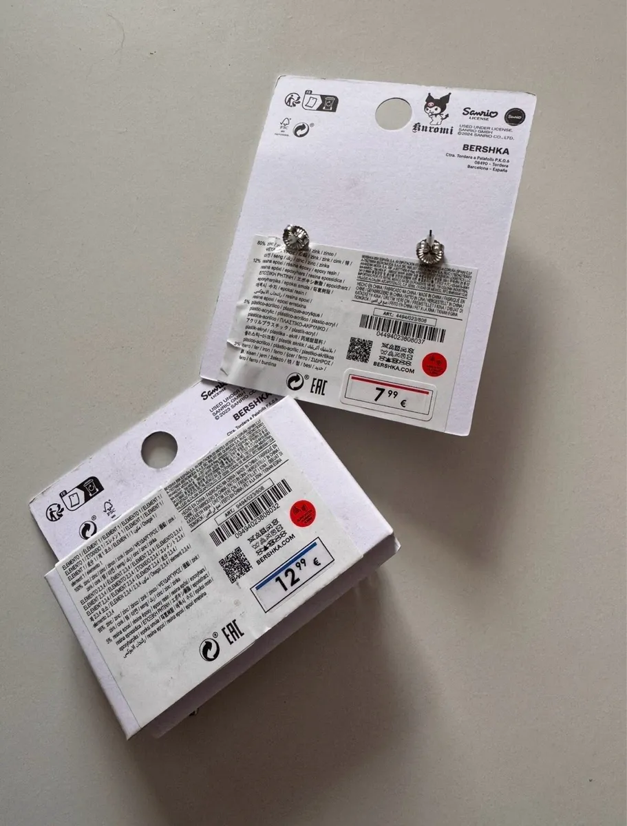 Kuromi rings & earrings, Bershka - Image 2